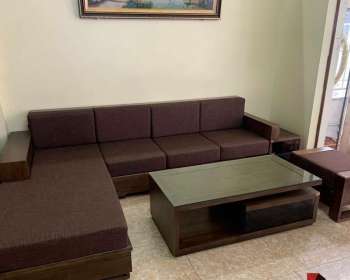 Sofa góc L gỗ sồi Nga BG230